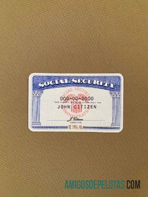 EUA SSN Photolook fundo têxtil bege escuro FRENTE exemplo real